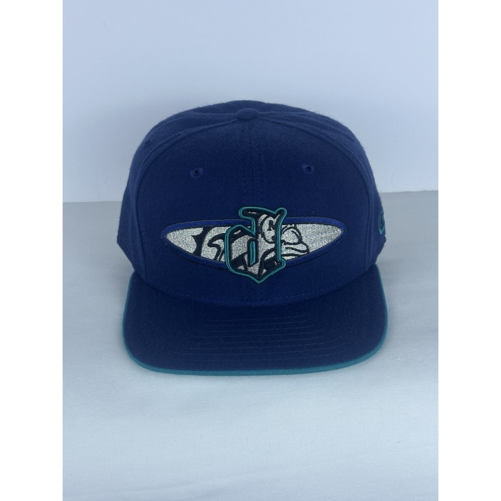 Vintage 90s Miami Dolphins New Era Snapback Hat Deadstock Made In USA NWOT